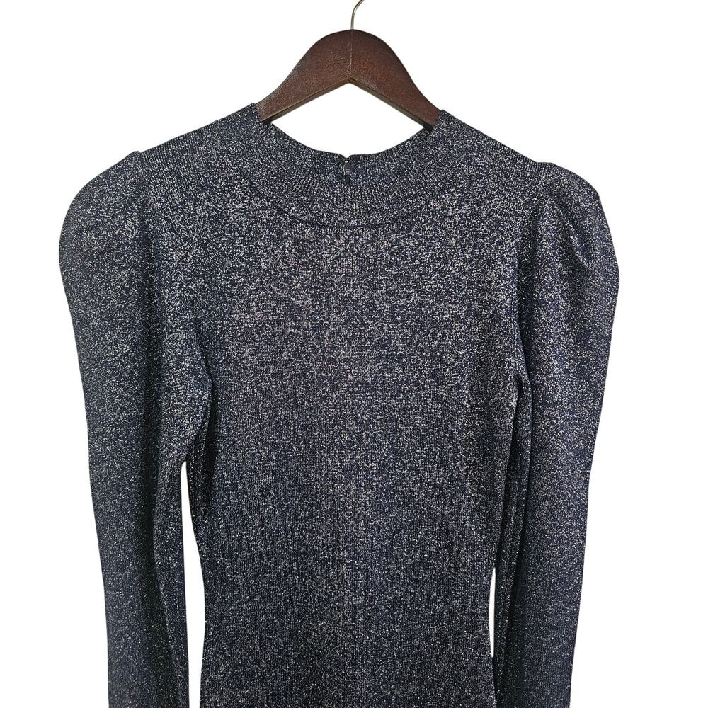 Sachin & Babi Amelie Metallic Knit Bodycon Dress Size S - Picture 7 of 9